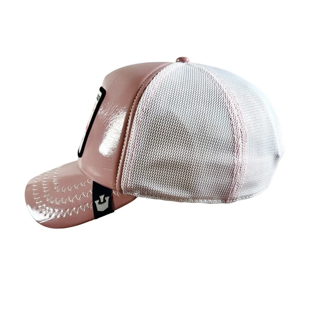 Goorin Bros Squad Flamingos Rock with You Pink Snapback Hat The Farm Trucker Cap